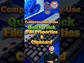 Windows Shortcuts You MUST Know! 💻 File Properties &amp; Clipboard Trick