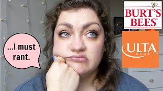 Dear Ulta & Burt's Bees: I'm Not Mad... I'm Just Disappointed (Full Face of First Impressions)