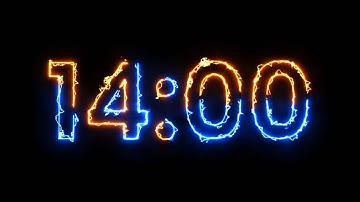 14 Minute Timer - 840 seconds Timer - Clean & Simple [ELECTRIC]