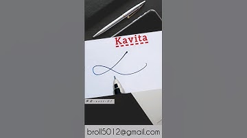 ✅ Kavita Signature Designs 🥀🔥 #brollart #calligraphy #signature