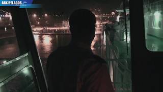 H/S/F HELLENIC SPIRIT  Maneuvers in the ports from the bridge HD