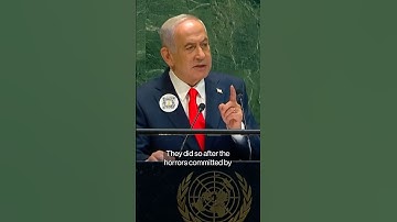 Netanyahu Slams Countries That Recognize Palestine at UN