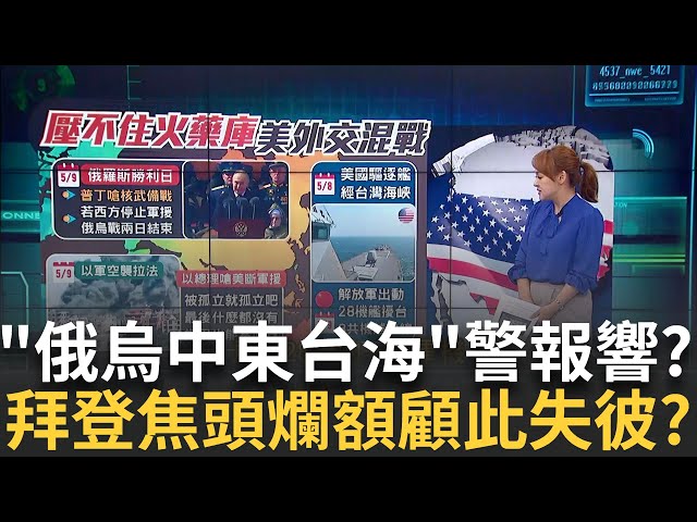 拜登焦頭爛額外交大混戰? 華為抗美啟動塔山會戰? 尼加拉瓜剪斷十年運河騙局? 台灣創業家百億成王之路｜王志郁 主持｜【Catch大錢潮】20240510｜三立iNEWS class=