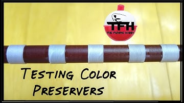 Guide Wrap: Color Preserver Testing - Rod Building: Products Not Sold As CP