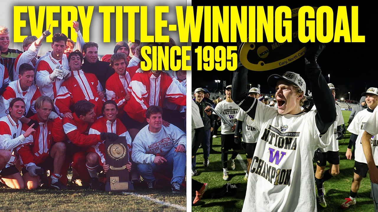 Every championship-winning goal in the Men's College Cup final since 1995