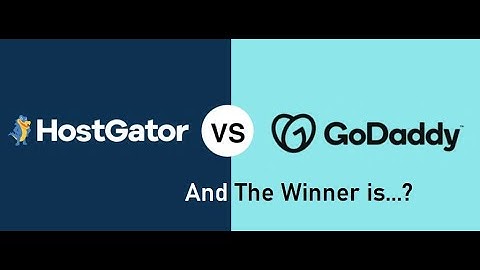 ▶️Hostgator vs GoDaddy | Top Website Hosting Companies◀️