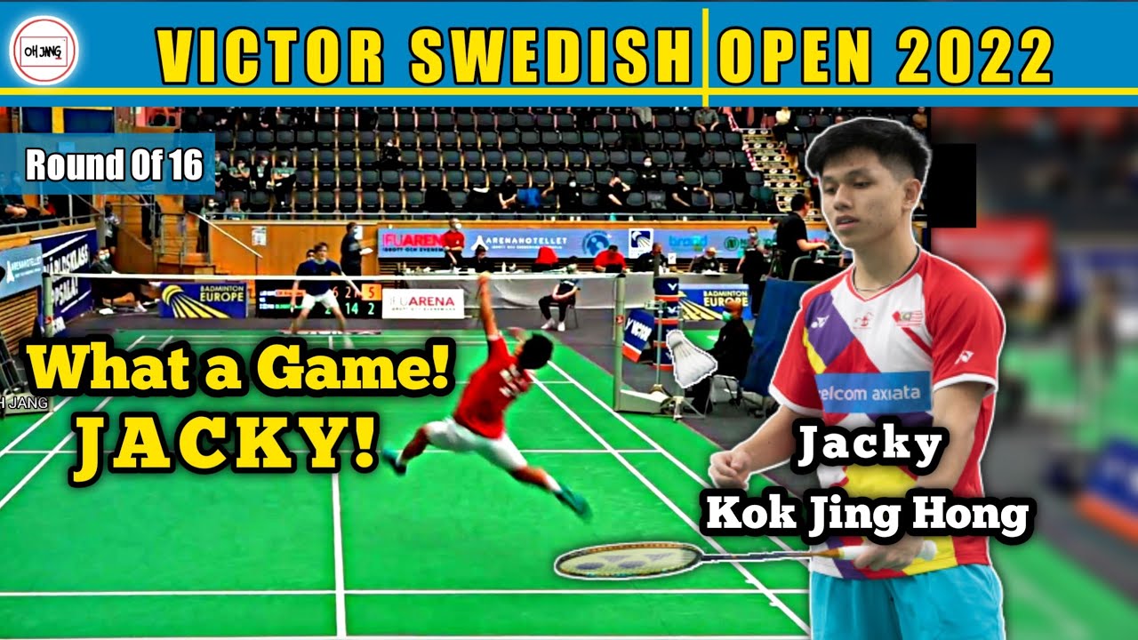 R16 Jacky Kok Jing Hong Def Joakim Oldorff (FIN) - Swedish Open 2022