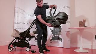 Pas op passie Niet meer geldig BABYZEN - How to affix car seat onto YOYO+ - YouTube