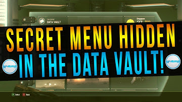 Call Of Duty Black Ops 3 - Secret Menu Hidden In The Data Vault!