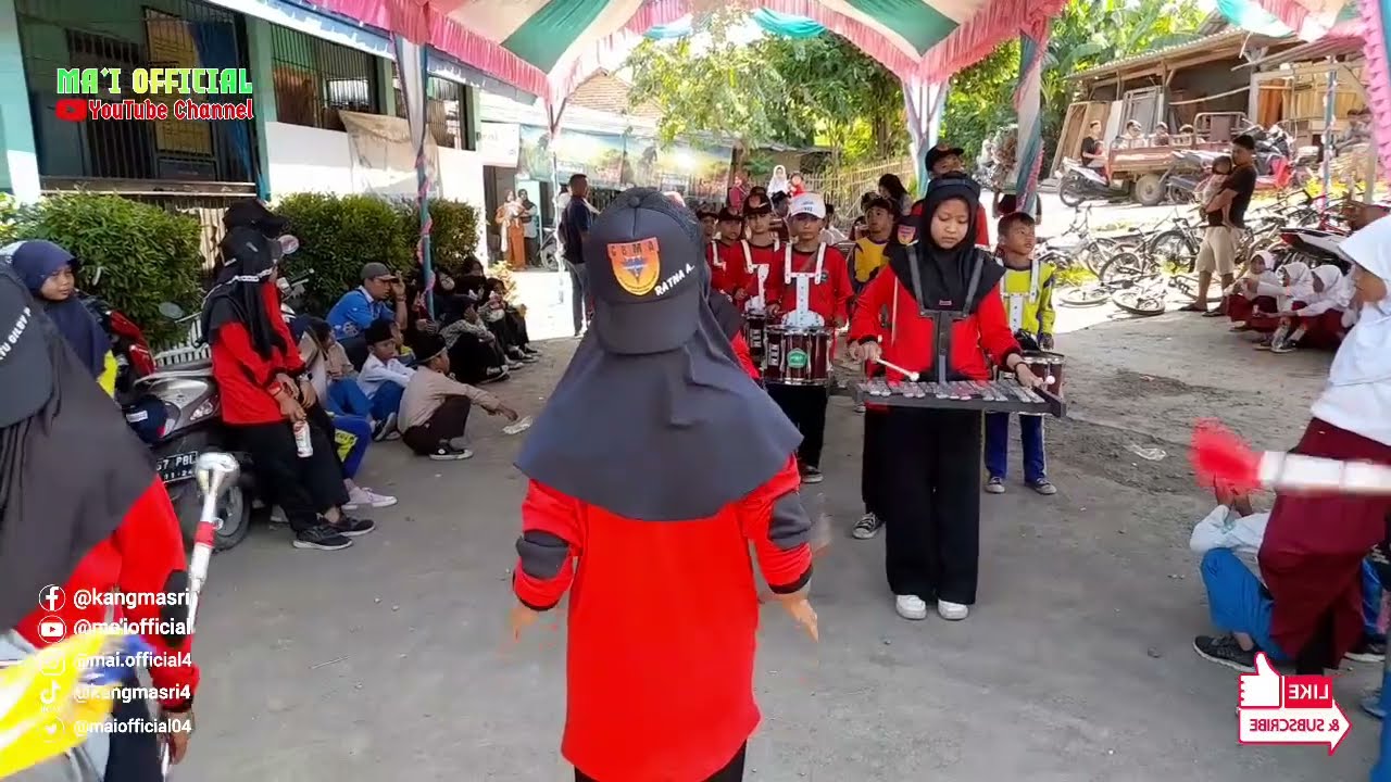Ikan Dalam Kolam versi Marching Band Gita Bahana Mathlaul Anwar Desa Panyindangan Wetan