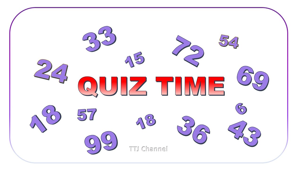 Quiz Time for Multiplication Table 3 | 