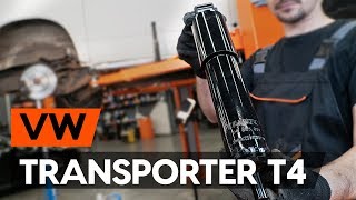 Cómo reemplazar Amortiguador TRANSPORTER IV Bus (70XB, 70XC, 7DB, 7DW) - vídeo manual paso a paso