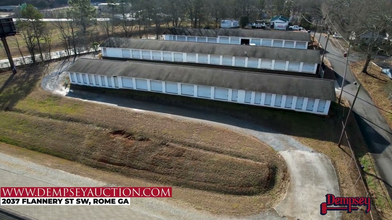 194-unit Prime Self-Storage Facility Rome, Floyd County, Ga Online Auction