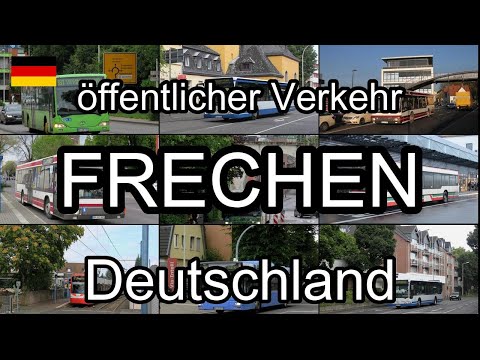 Frechen, Deutschland. öffentlicher Verkehr