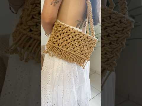 Tutorial bolsa macrame