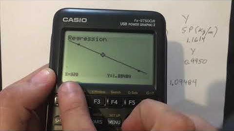 Como interpolar ? Interpolación lineal con calculadora casio fx-9750GIII