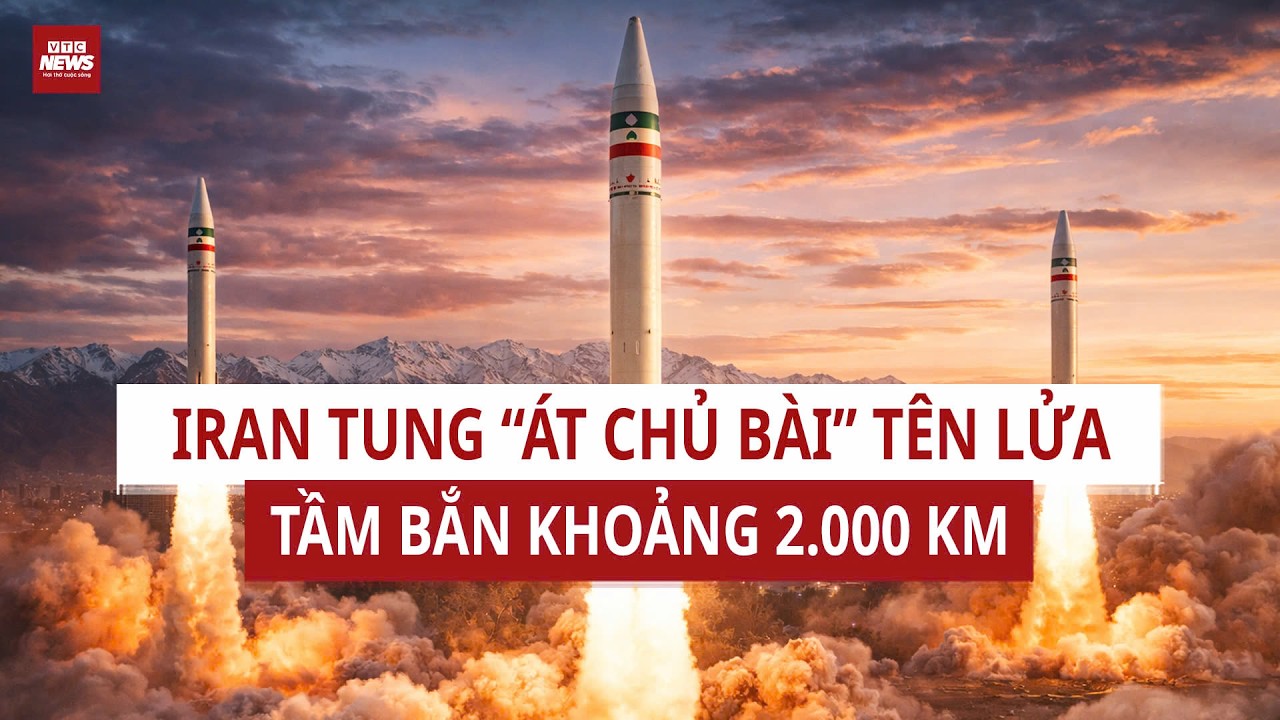 Iran tung tên lửa Sejjil “quái vật” tầm bắn 2.000 km vào trận: 