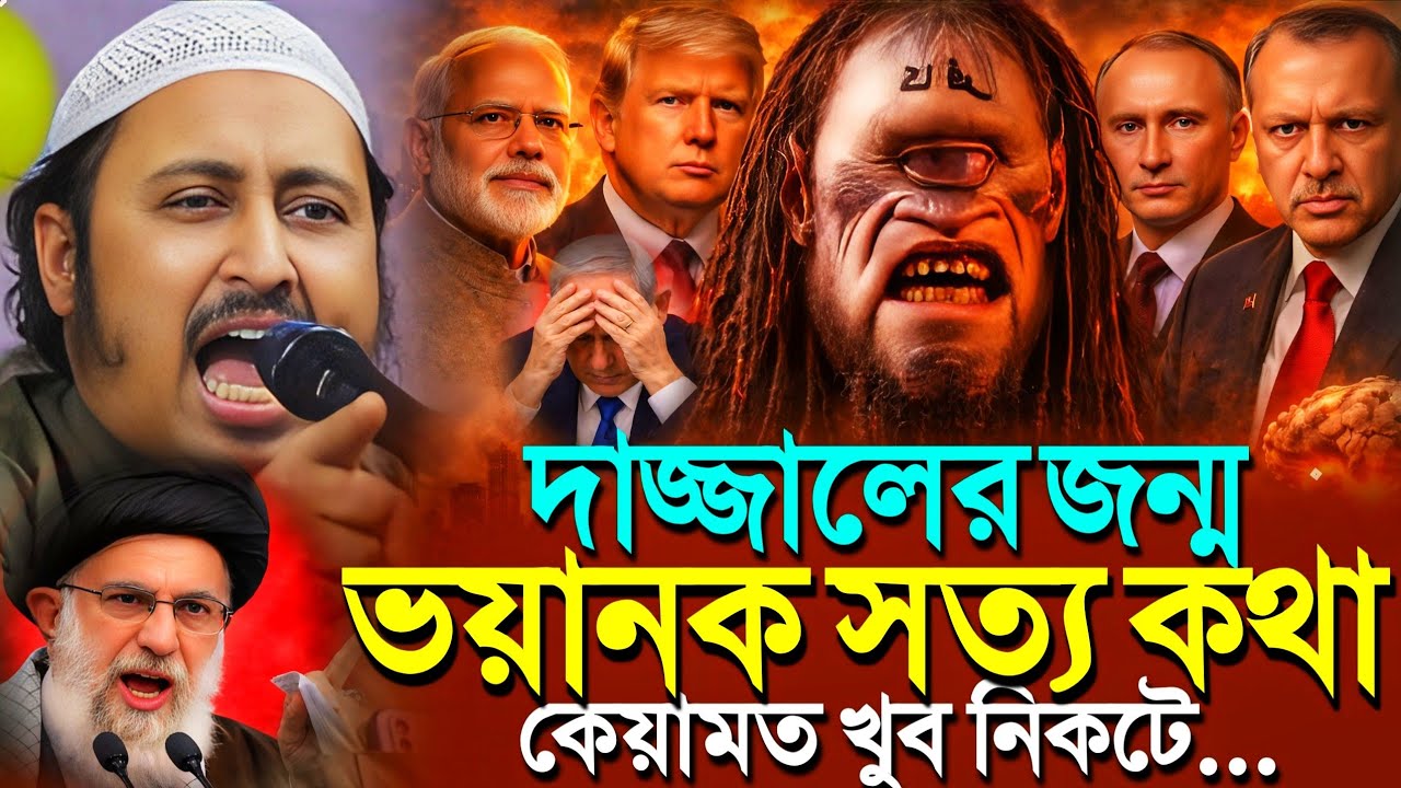 “দাজ্জালের জন্ম: ভয়ানক সত্য কথা | কেয়ামত খুব নিকটে”┇Qari Yasin Ali Saheb Jalsa┇Qari Yasin Ali Waz..