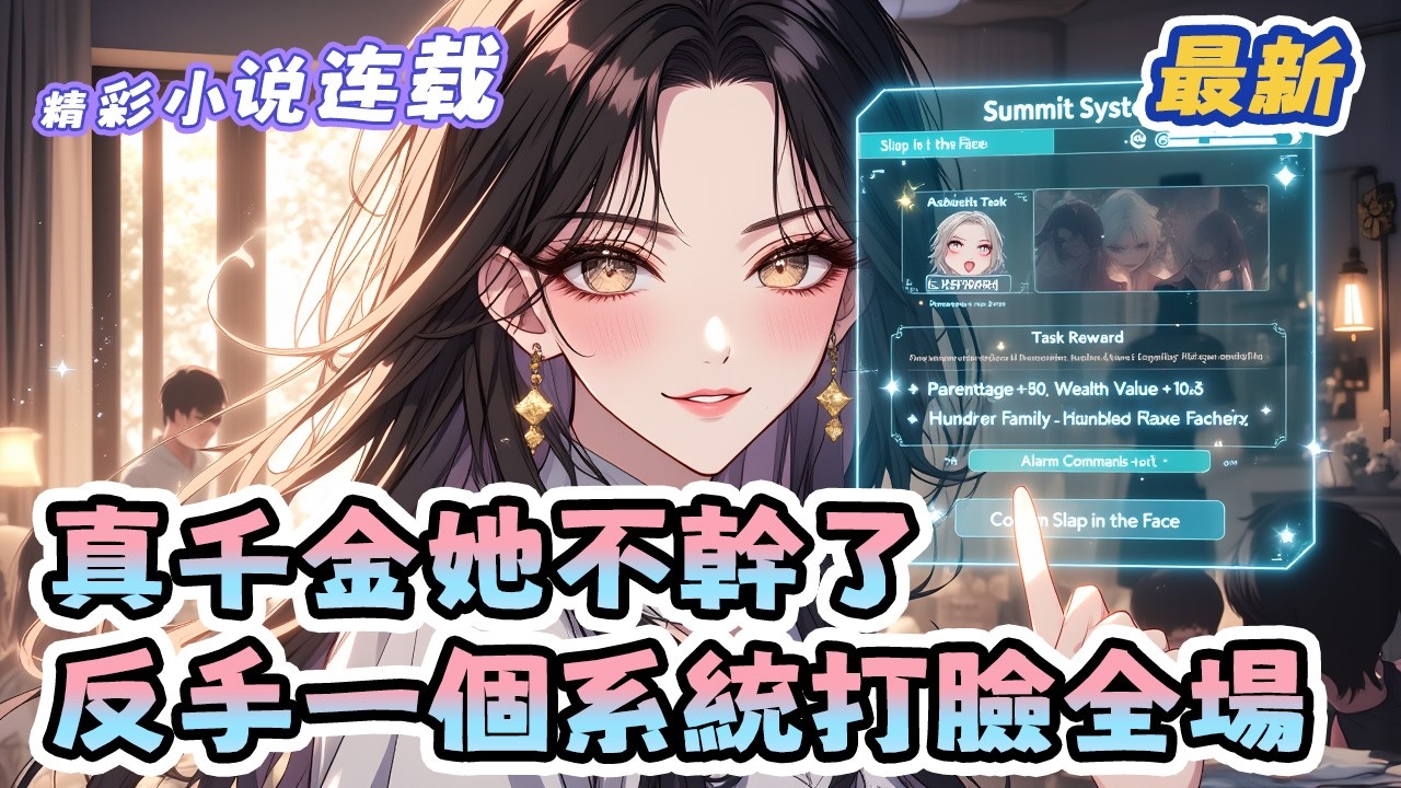 最新！《真千金她不幹了，反手一個系統打臉全場》剛重生就綁定了可以走上人生巔峰的系統，顧時傾表示：這潑天的富貴終於輪到我了！渣爹媽想讓我替殘廢少爺嫁給假千金？我直接報警加篡改親子鑑定，你們自己玩去吧！