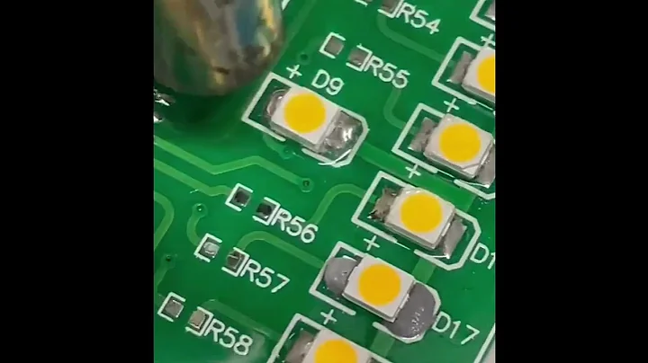 Soldering smd led Hand soldering Techniques #JLCPCB #smd #led #pcb #electronic #shorts