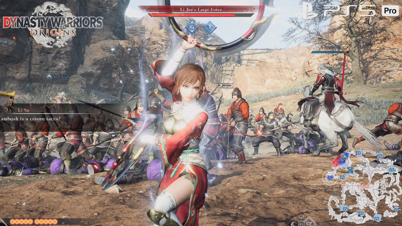 Dynasty Warriors Origins Demo Companion as Sun Shangxiang & Rage Mode