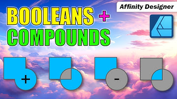 Booleans and Compounds - Affinity Designer Tutorial