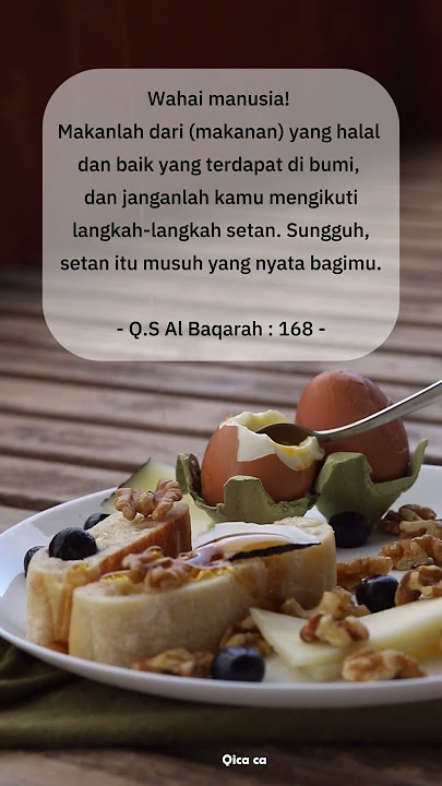 Makanan yg halal #qurantranslation