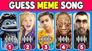 GUESS MEME & WHO'S SINGING | King Ferran, Payton Delu, Tenge, Skibidi Toilet, MrBeast