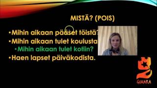 Liikennevalot keltainen Mistä? ja Missä? Mistä? Mihin?