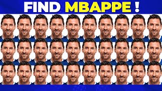 Haaland Quiz  Find Mbappe ? ~ Guess The player ? ⚽ Find Messi ? Neymar ? Mbappe ?