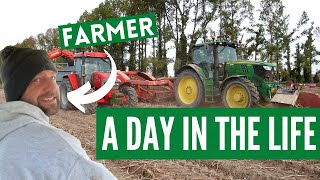 A DAY IN THE LIFE OF A FARMER DURING POTATO HARVEST