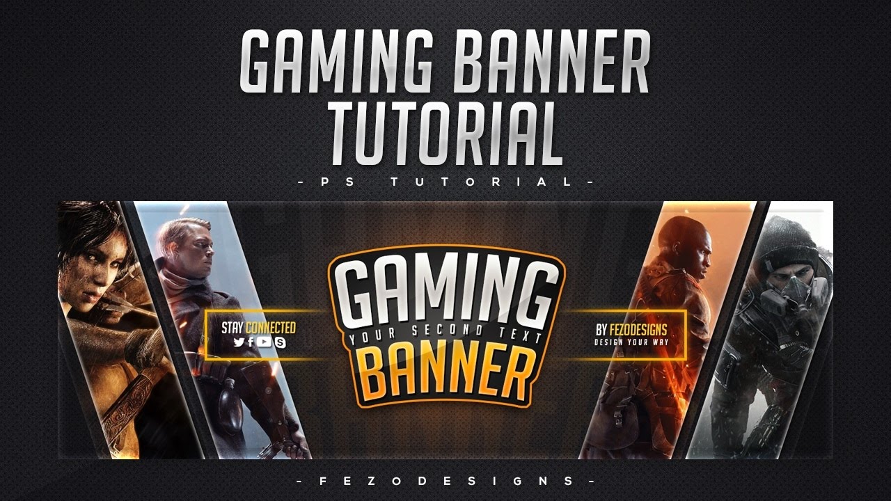 New Video Games  Channel Art Design Templates