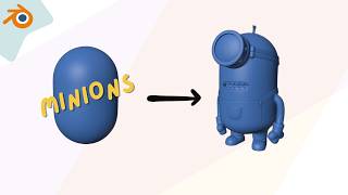 Model Minions | MC1 | Blender 5.2 | Polymesh modeling