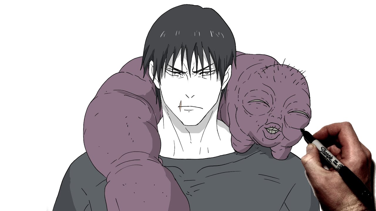 How To Draw Toji Fushiguro | Step By Step | JJK