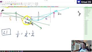 AP Physics 2 Optics - Thin Lens (Telescope) Example Problem 4 Vid13