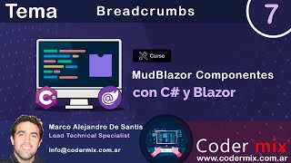 🌎 Blazor Server | Clase 7️⃣ | Blazor Control Mud Breadcrumbs 🌎