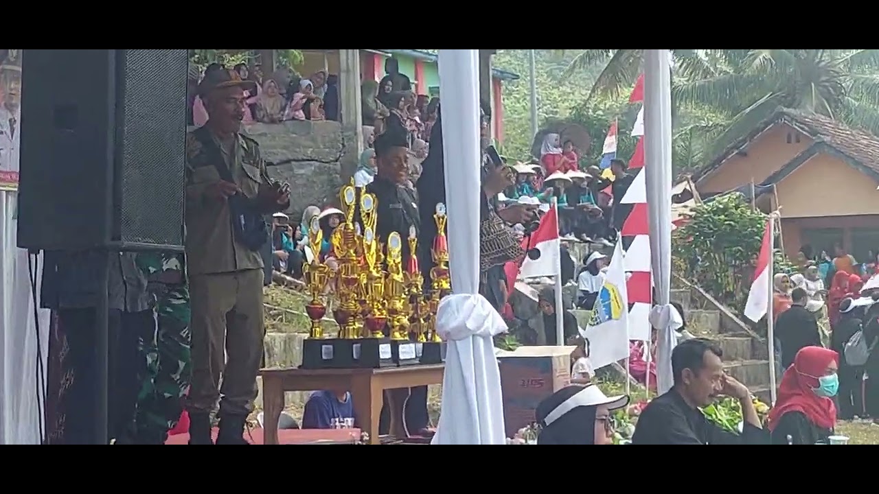 Keseruan Senam Germas Desa Pangliaran. Milangkala kabupaten Tasikmalaya ke 391 #pemkabtasikmalaya