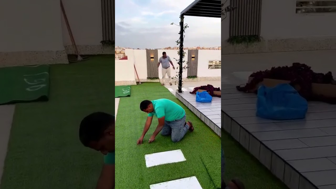 How to install Artificial Grass on Floor - Call 9555453491, 