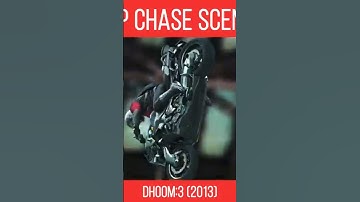 Dhoom 3 best chase scenes 😱😳 l Dhoom 3 modified bike l best movie