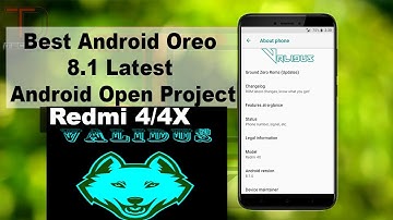 Best 8.1 Oreo Rom 2018 - Validus OS on Redmi 4/4X