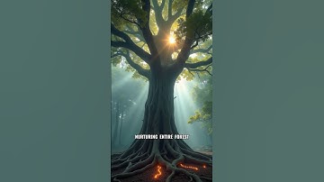 Trees Talk Underground: The Secret Wood Wide Web Revealed! #nature #trees #science #forest #wow