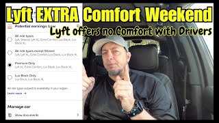 Lyft Extra Comfort hits hard | Lyft Driver Uber Driver by Vinny Kuzz 4,650 views 6 months ago 15 minutes