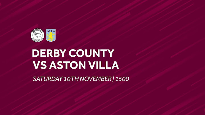 Derby County 0-3 Aston Villa | Extended highlights