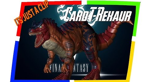 Final Fantasy 8 - Using CARD ability on T-Rexaur