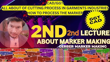 2nd Lecture About Marker Making Gerber Marker Making Pattern Making How To Make A Base Marker GGT CA