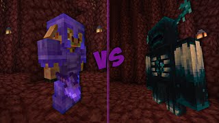 Warden Vs Netherite Piglin Brute 😮 | Mob Battle |