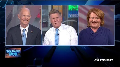 Heidi Heitkamp and Rick Scott debate Elizabeth War...