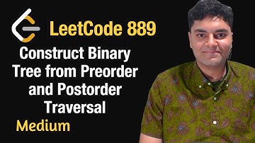 Construct Binary Tree from Preorder and Postorder Traversal - Leetcode 889 - Python