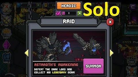 Raid 1 Heroic Solo On Auto - Bit Heroes