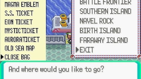 Pokémon Emerald All Event Island (Ticket+Enabler)